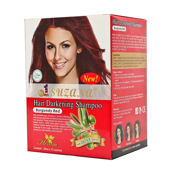 Suzana Cosmetics (M) Sdn Bhd Hair Darkening Shampoo (Burgundy Red)
