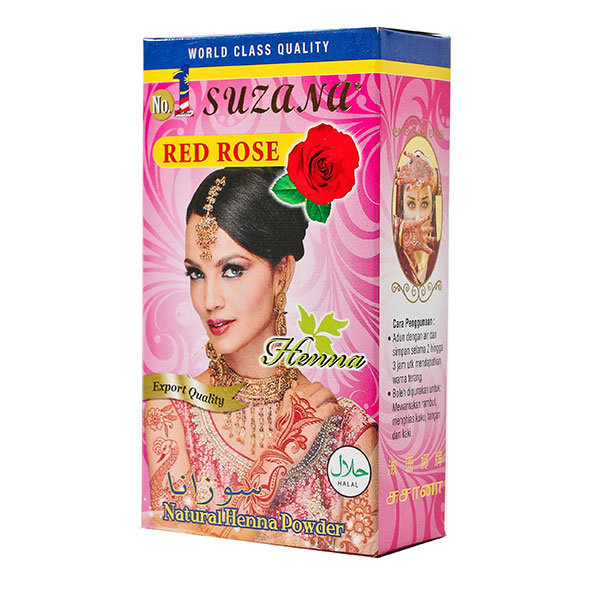 Suzana Cosmetics (M) Sdn Bhd Natural Henna Powder (Red Rose)
